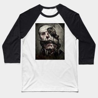 Horror Portrait #5 Baseball T-Shirt